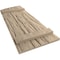 Ekena Millwork Riverwood 3 Board Joined Board-n-Batten w/Elliptical Top Faux Wood Shutters, 16 1/2W x 24H, PR SHUBJL16X24RWPR - alternate 9